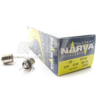 Лампа "NARVA" 12v 21W (BA15s) /P21W — основное фото